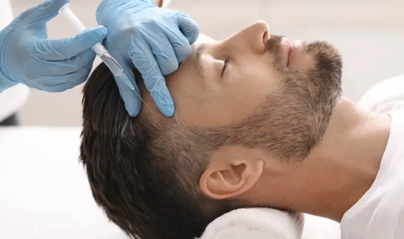Hair transplant doctor consultation